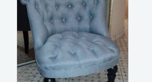 Обшивка стула на дому. Железнодорожный